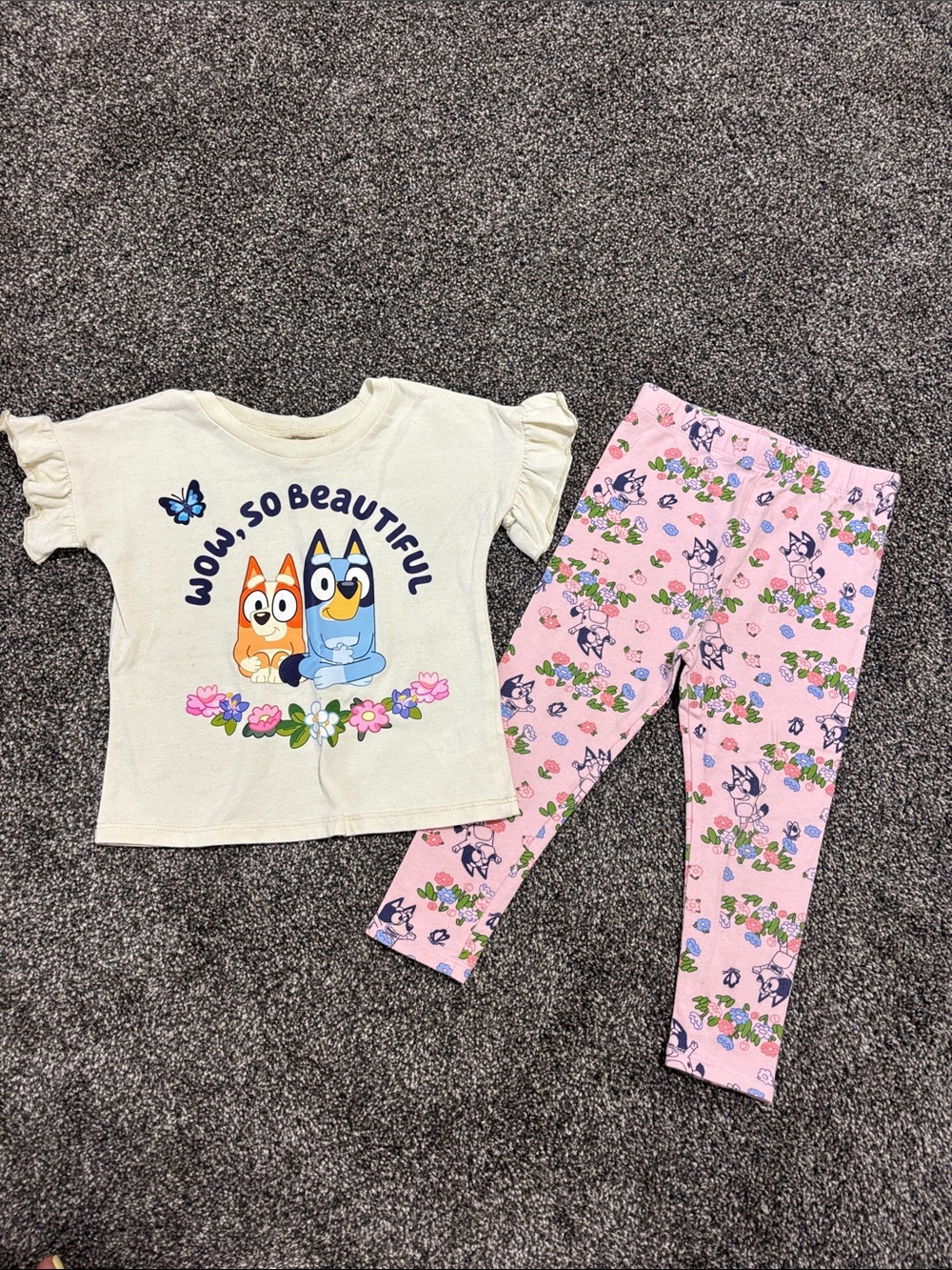 2T bluey legging set
